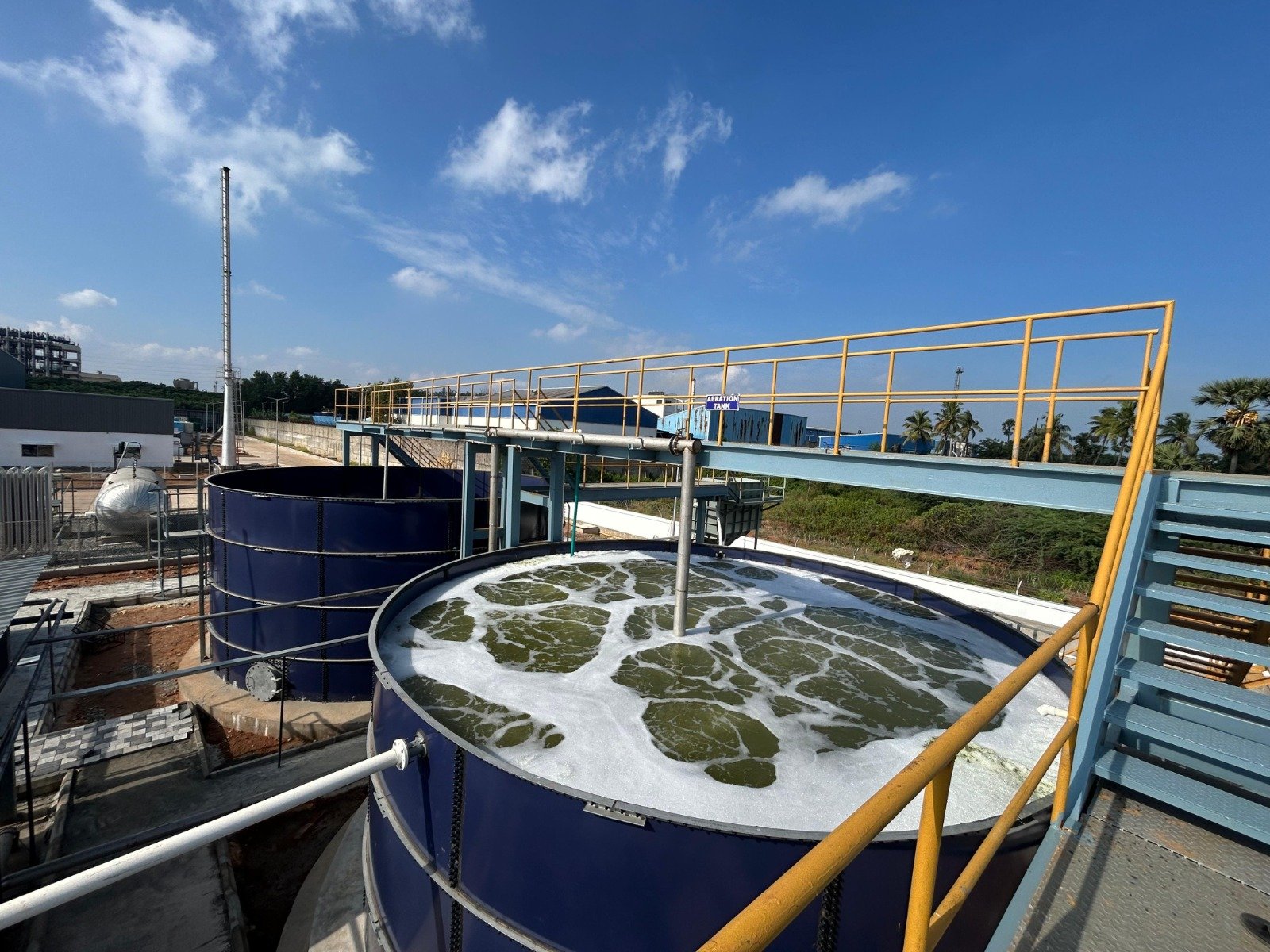 Treatment plant site